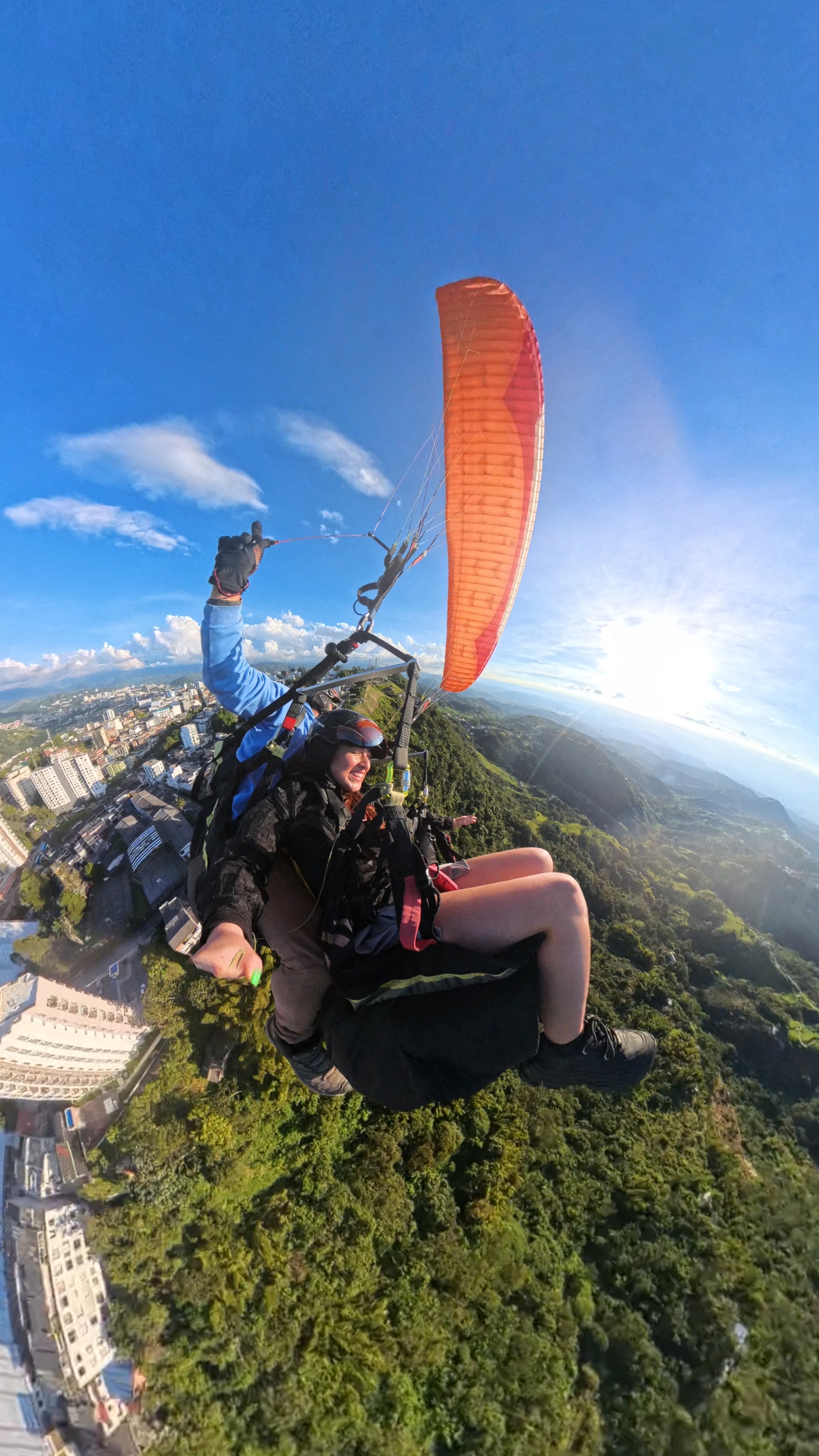 Parapente montañas cafeteras